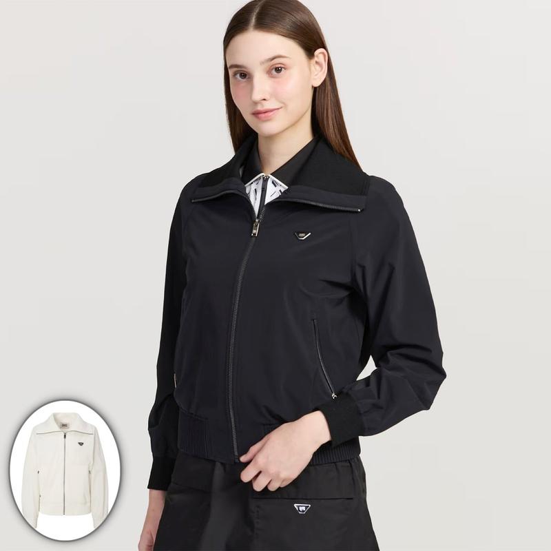 女性シャドウロゴボンバージャケット（DNJU5C656）_s