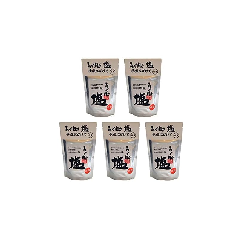 ろく助 顆粒タイプ（白塩）150ｇ 干椎茸 昆布 干帆立貝 のうま味をプラス × 5袋