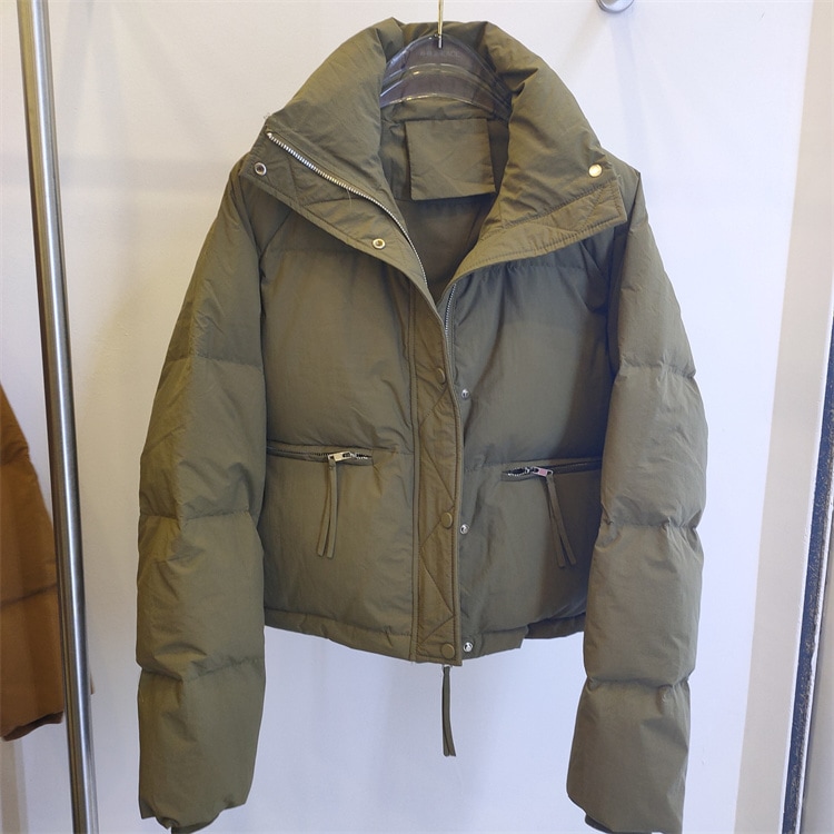 激安セール 防寒ジャケット 厚手ジャケット ダウン 女性 短いスタイル 冬 ゆったりする 厚め 小ぶり パン コート トレンド 中綿ジャケット