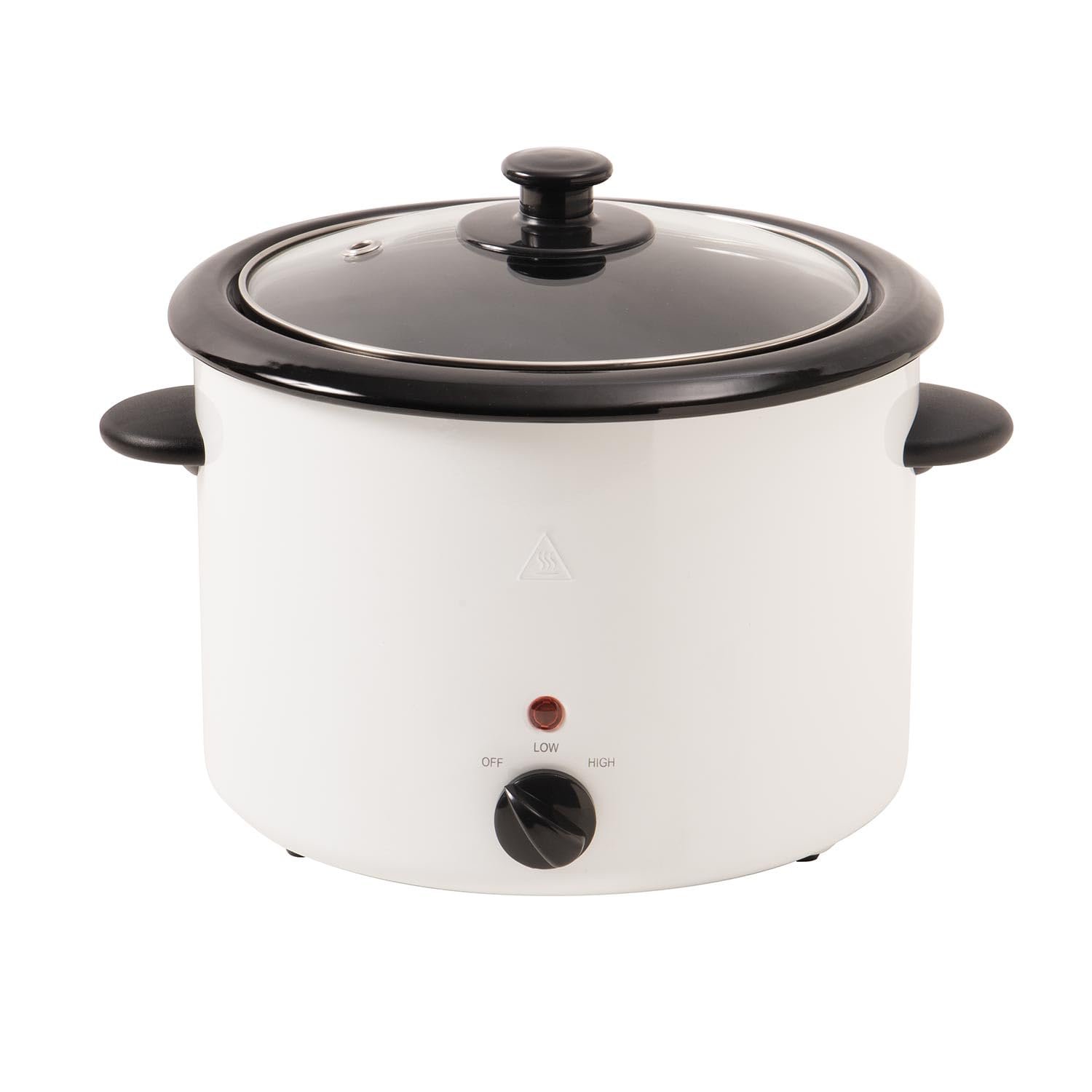 LITHON ライソン 電気煮込み鍋 スロークッカー 3.0L 簡単自動調理 ほったらかし ホーロー製内鍋 時短料理 5種レシピ付き 大容量3L 温度調節2段階 ホワイト KDPC-30AW