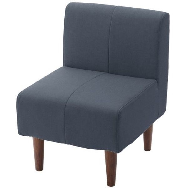 CELLUTANE ソファ ダイニングソファ 1P デニム調インディゴブルー シンプル オシャレ コンパクト 日本製 A1056a-S-612DBL メーカー直送