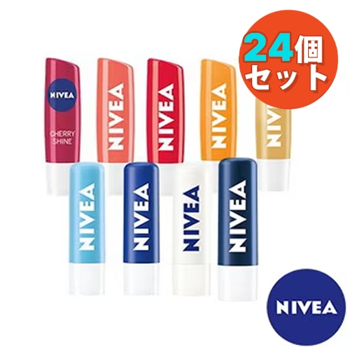 8+8+8＝24個/リップケア製品大集合！ [NIVEA] Lip Care 4.8g