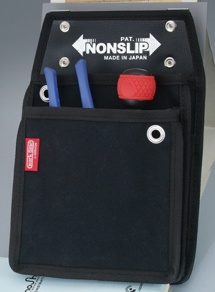 ノンストップ2段腰袋（NKC-11-BK） ガーデニング DIY 道具 工具 ツール 大工 外仕事