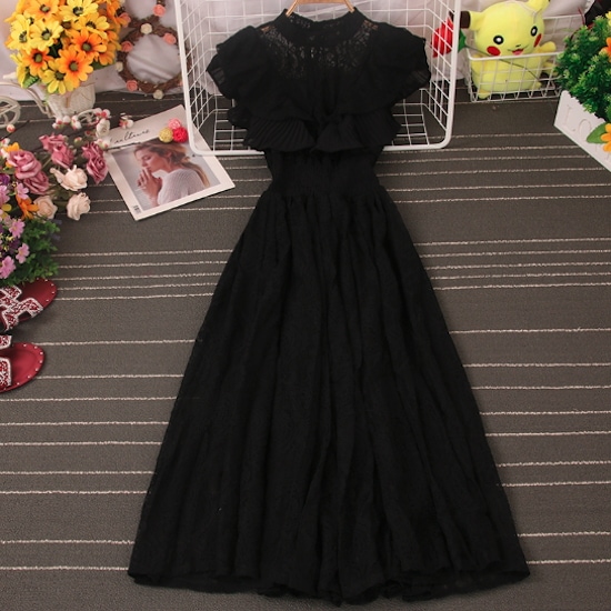 【取寄：納期2週間】ドレス パーティ レディース ワンピース ノースリーブ レース お呼ばれ 結婚式 20代 30代 40代 50代 フォーマル ドレス パーティ レディース ワンピース ノースリーブ