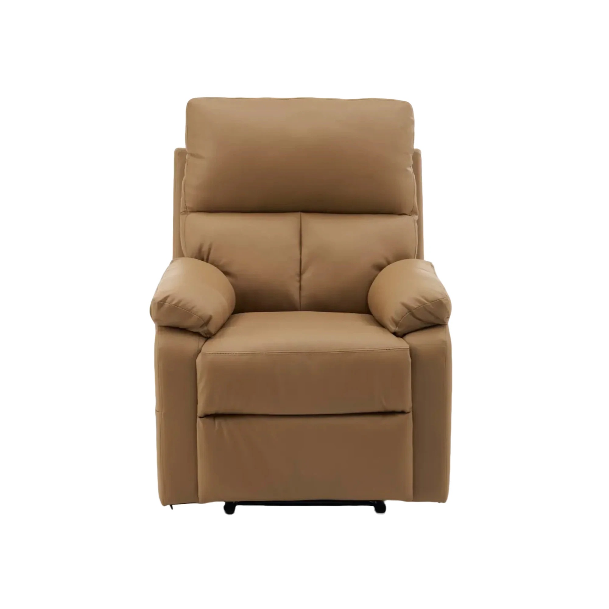 249リクライニングソファー 165 調整 リクライニングソファ レバー オットマン一体型 1人掛け フットレスト付き モーションソファー 耐圧分散 ソファー リクライニングチェア 【ライトコーヒー