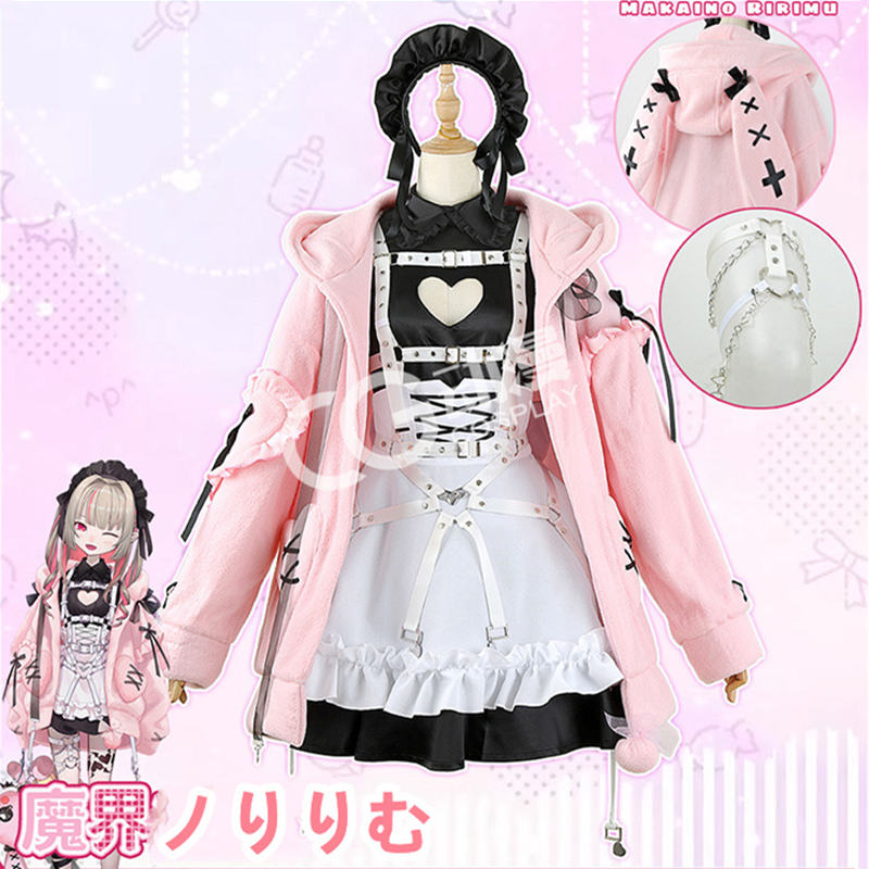 「にじさんじ」 魔界ノりりむ VTuber コスプレ にじさんじ りりむちゃん Ririmu セットアップ YouTuber バーチャルライバ VTB Virtual YouTuber