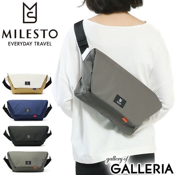 ミレスト ボディバッグ MILESTO Hutte ヒュッテ 斜めがけ 小さめ トラベル 旅行バッグ 旅行カバン 軽量 撥水 レディース MLS515