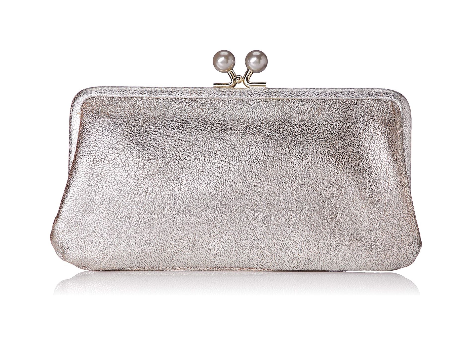 長財布 財布 レディース がま口財布 シルバー アクリル玉 SV おしゃれ 銀 さいふ お財布 小銭入れ がま口