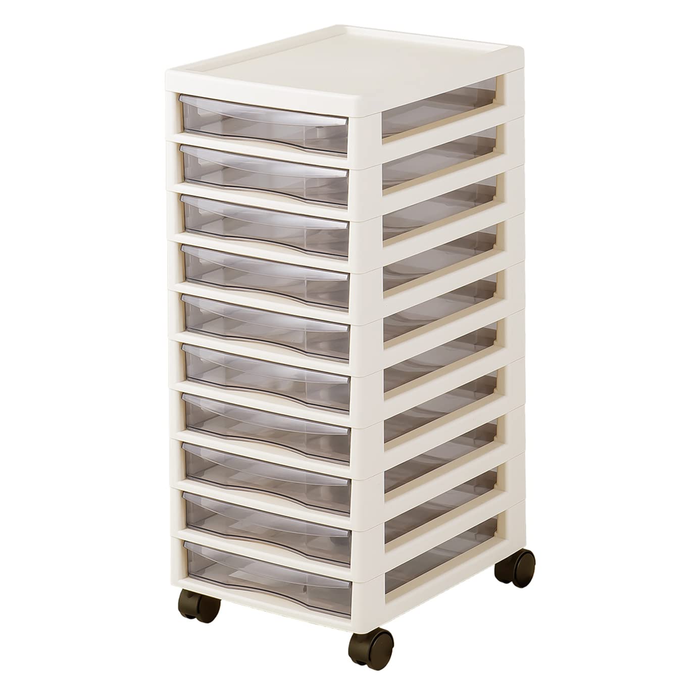 全国送料無料 JEJアステージ(JEJ Astage) Aplos(アプロス)レターケースA4(浅型10段) AP-A4-10(IV) アイボリー