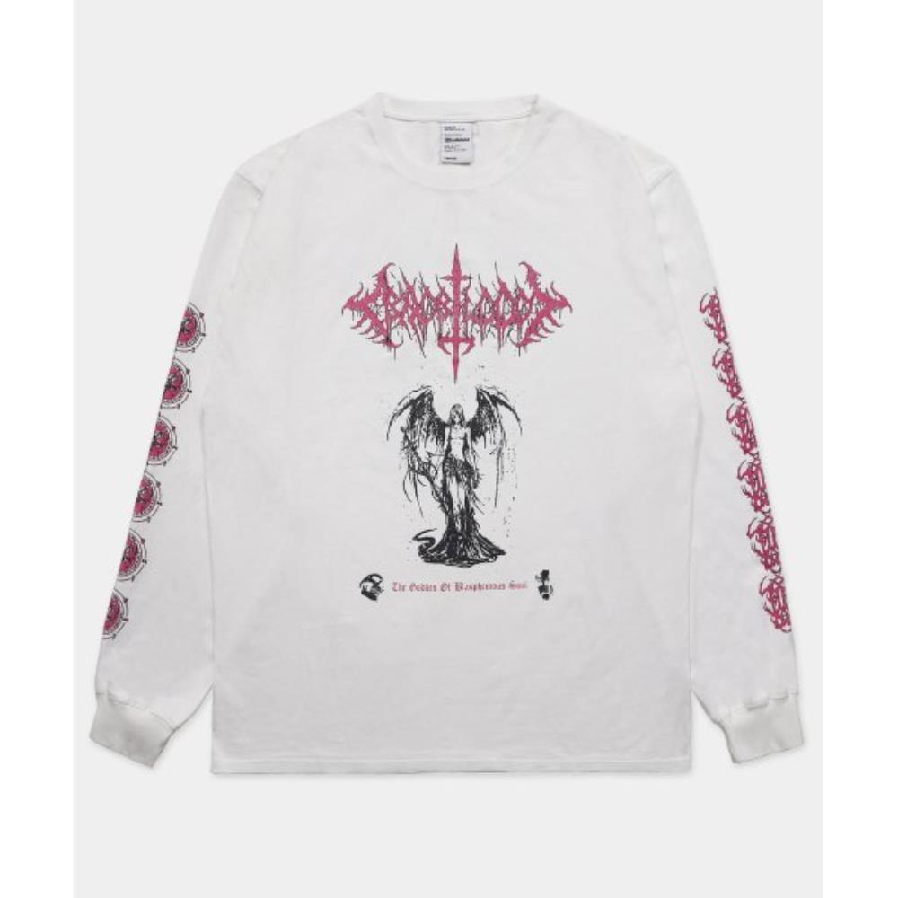 BADBLOOD World Tour II Long Sleeve White w-tee23-099