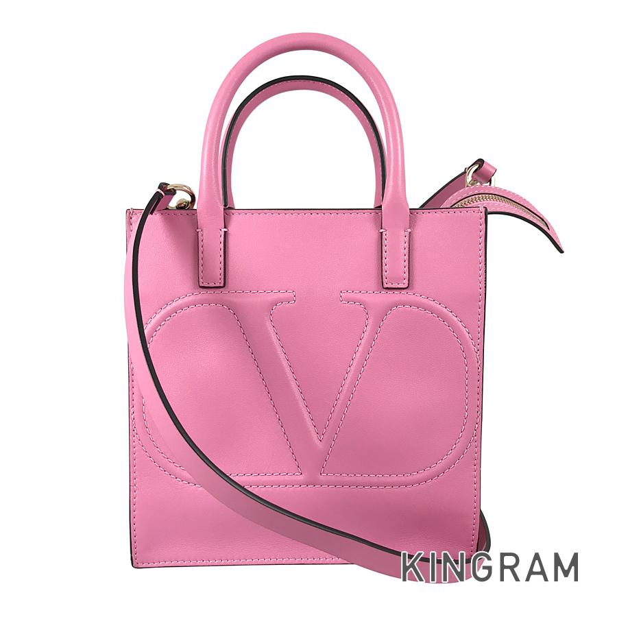 Vロゴ ウォーク スモール ハンドバッグ st【中古】