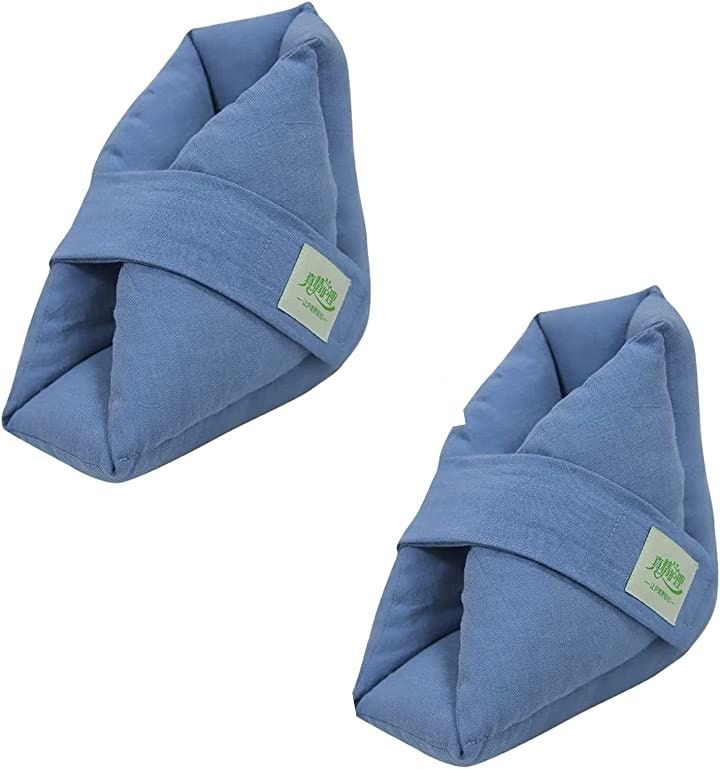 クッション 足首 サポート 介護 褥瘡 とこずれ 予防 ２個(青, Medium)