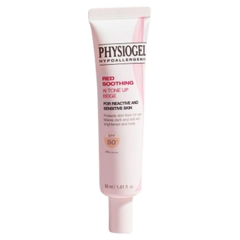 レッド スージング AIトーンアップ サンスクリーン ベージュ SPF50+ PA++++, 30ml*1ea (マイルドトーンアップ日焼け止め/ナチュラルベージュトーンアップ/紫外線