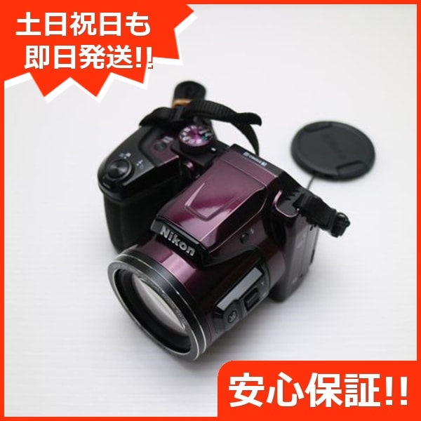 超美品 COOLPIX B500 プラム コンデジ Nikon 212