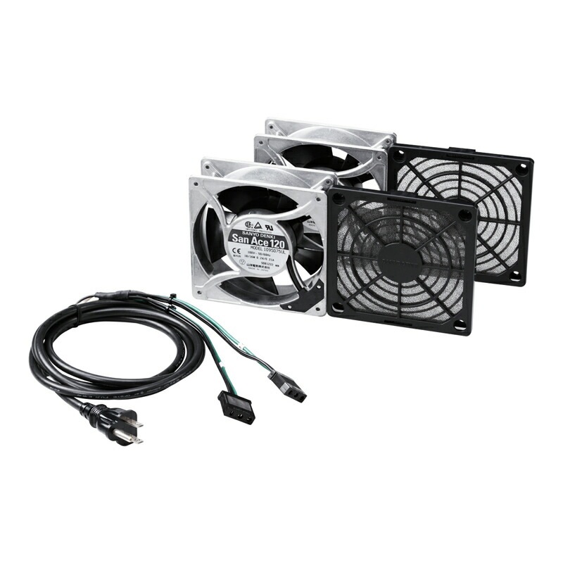 放熱ファン高速タイプt=38mm 2個セット CP-FANS38-2