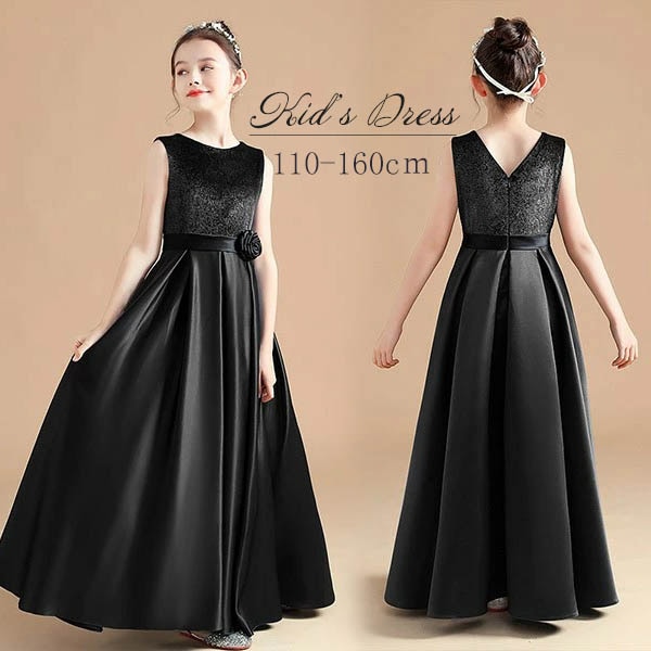子供ドレス ワンピース ロングドレス ピアノ発表会 子供 ドレス 女の子 フォーマル フォーマルドレス パーティードレス 結婚式 七五三 発表会 フラワーガール キッズドレス
