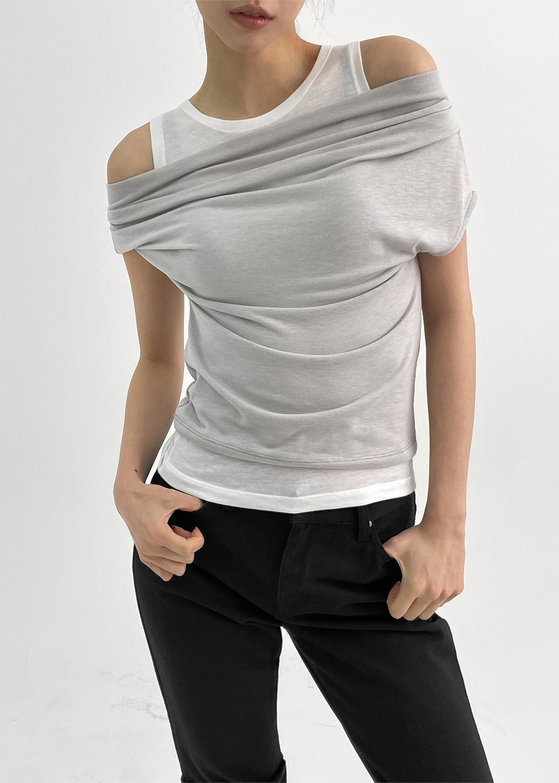 ティエックレイヤードドレープナシバンパルティ