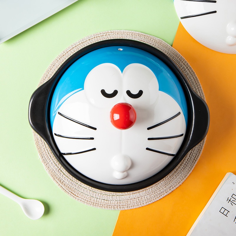 211 ドラえもん土鍋高温耐性キャセロールシチューポット家庭用ガスストーブ特殊ガスキャセロール直火スープポット