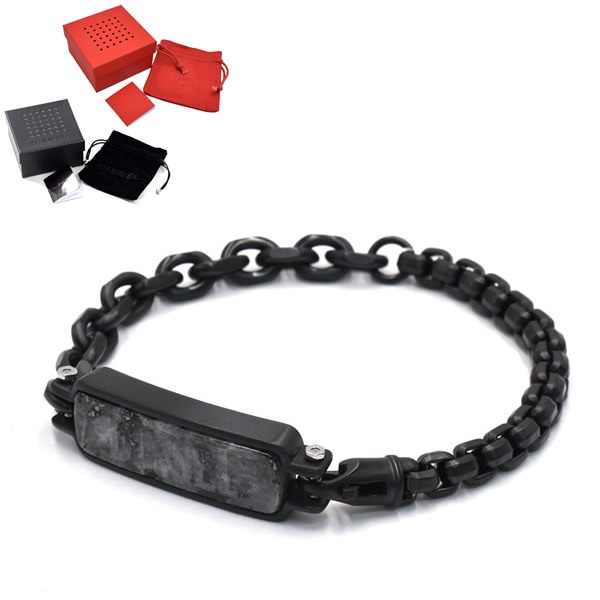 ブレスレット DX1326001 BRACERET アクセサリー メンズ ブラック 14,060円