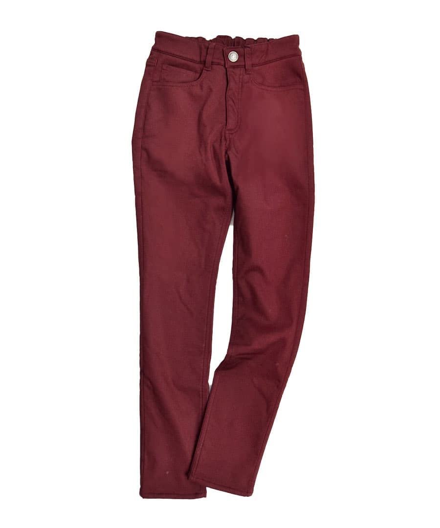 [ズーティー] BBパンツ 防風 ボア 裏ボア 裏起毛パンツ 防寒 Sサイズ バーガンディ