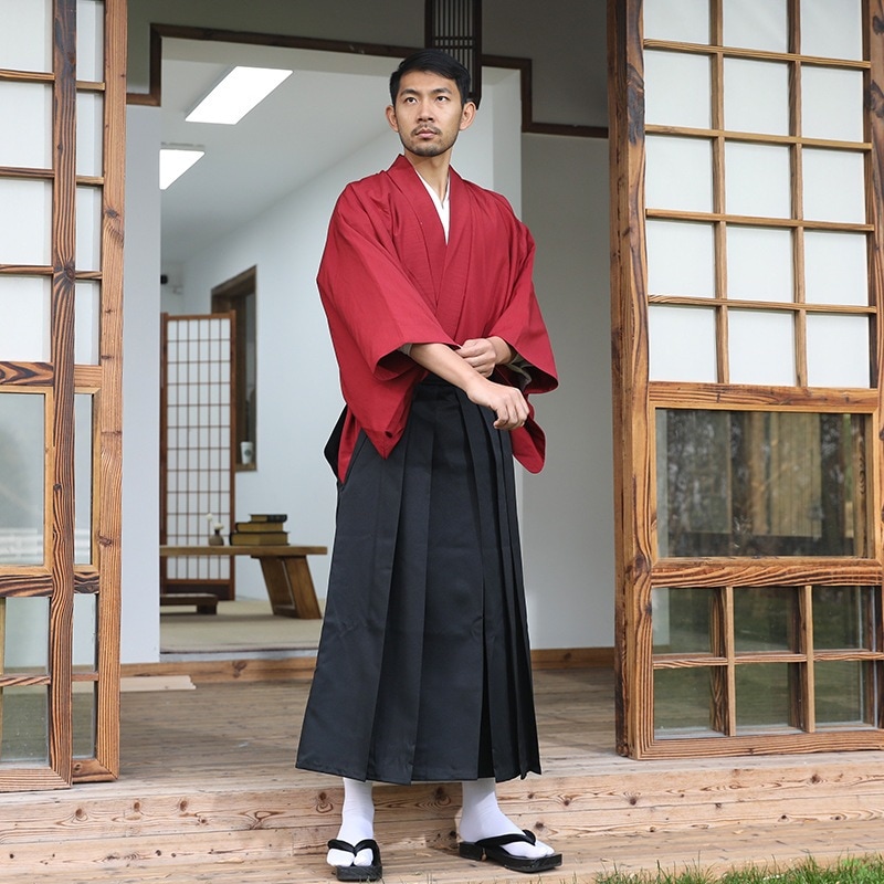 伝統和服男性行灯袴正装和服男性スーツ武士和服演出服 7,517円