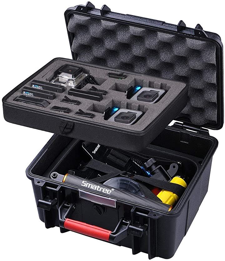 Gopro Hero 9防水ハードケース DJI Osmo Actionにも対応 大容量 耐衝撃(GA700-3)