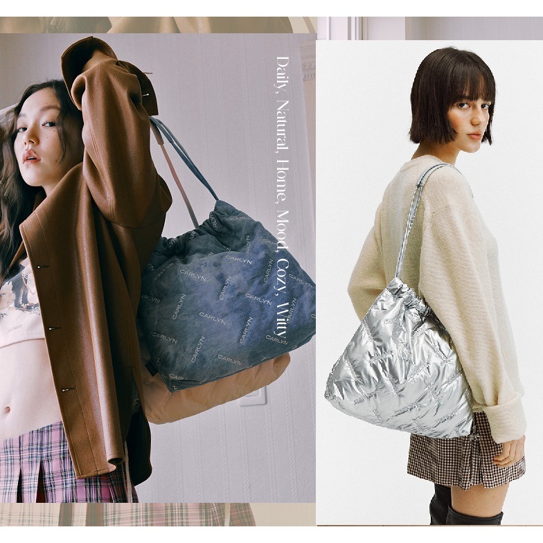 Qoo10] CARLYN TWEE BAG 4COLOR 韓国ベス : バッグ・雑貨 