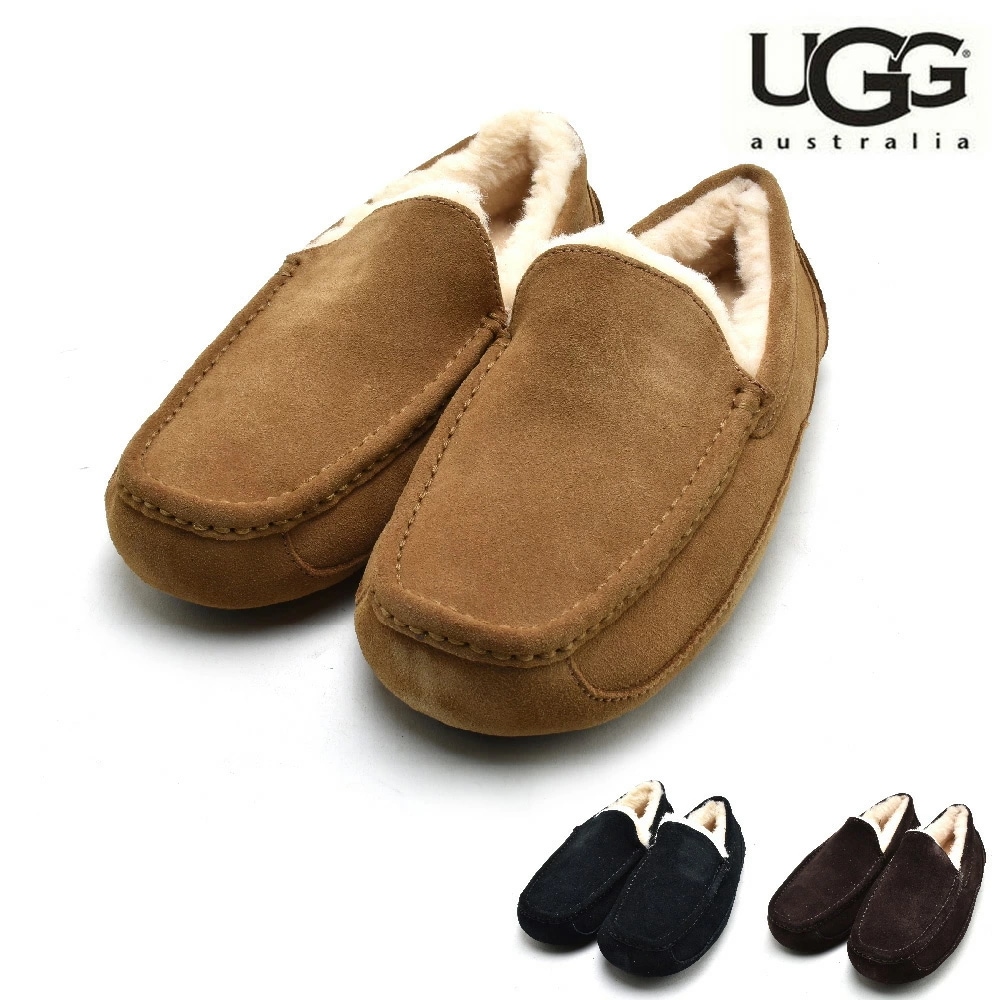アグ アスコット モカシン メンズ スリッポン シープスキン フムートン ブラウン ブラック UGG M ASCOT【1101110w】 12,816円