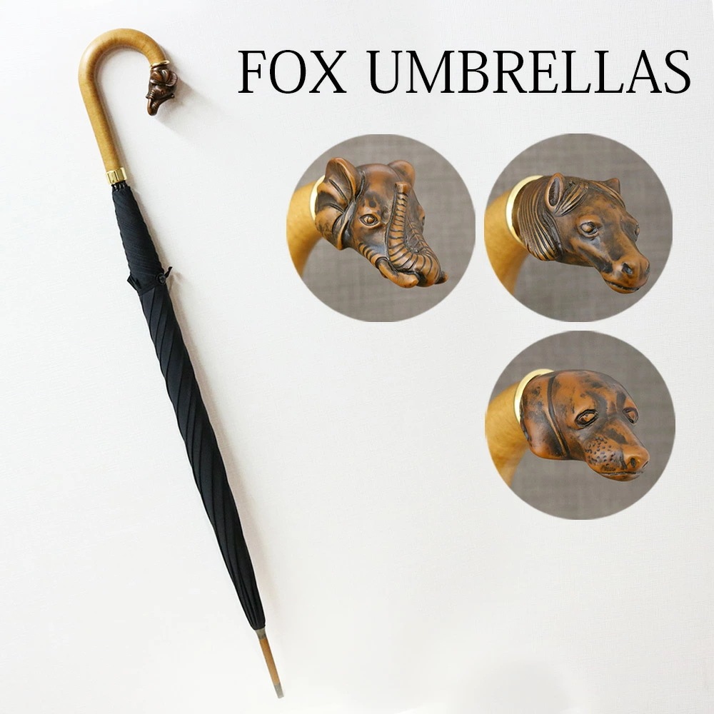フォックスアンブレラズ 傘 メンズ 長傘 GT19 選べる3type FOX UMBRELLA レイ