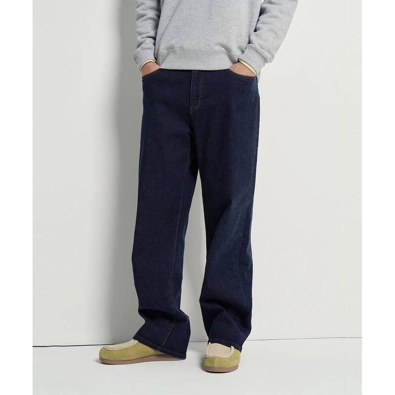 BEANPOLE MEN セミワイドデニムパンツ ネイビー BC6121C73R 344309