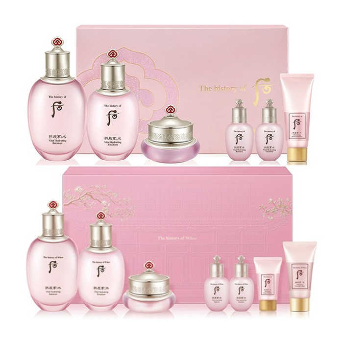 拱辰享(ゴンジンヒャン) 水 水軟(スヨン) 2種/3種/4種 企画セット／化粧水+乳液+美容液+クリーム+サンプル付き