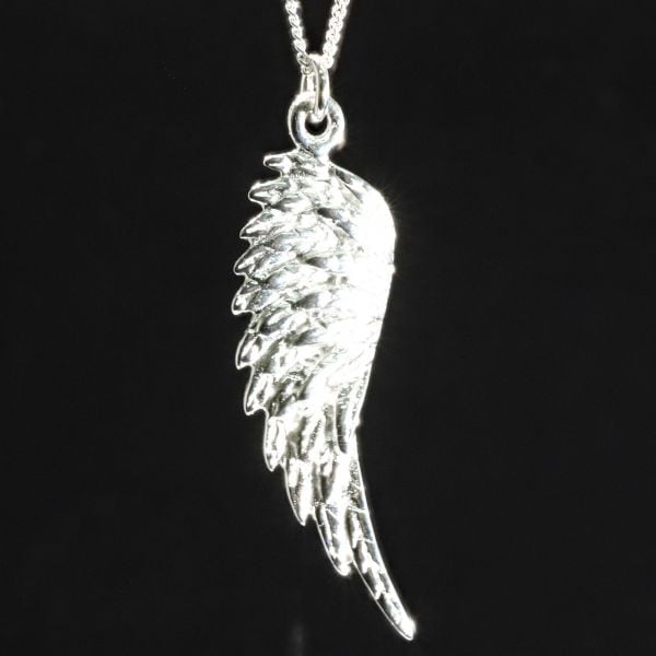 SV925 繊細デザイン ウィング ネックレス 翼 [人気商品] シルバー 925 刻印有