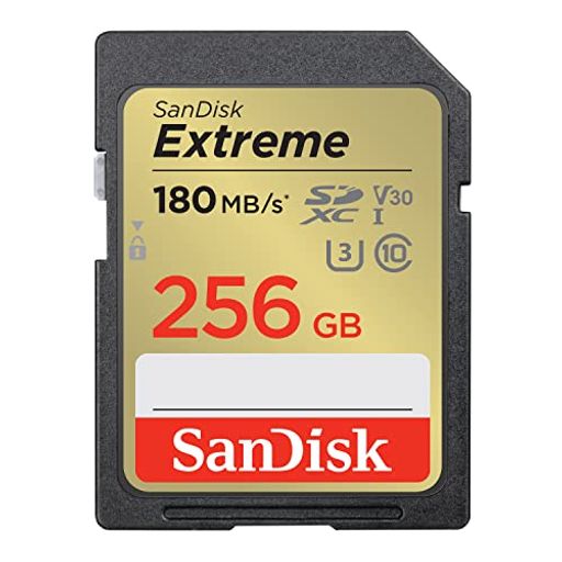 SanDisk (サンディスク) 256GB Extreme (エクストリーム) SDXC UHS-I メモリーカード - C10/U3/V30/4K/UHD SDカード - SDSDXVV-256G