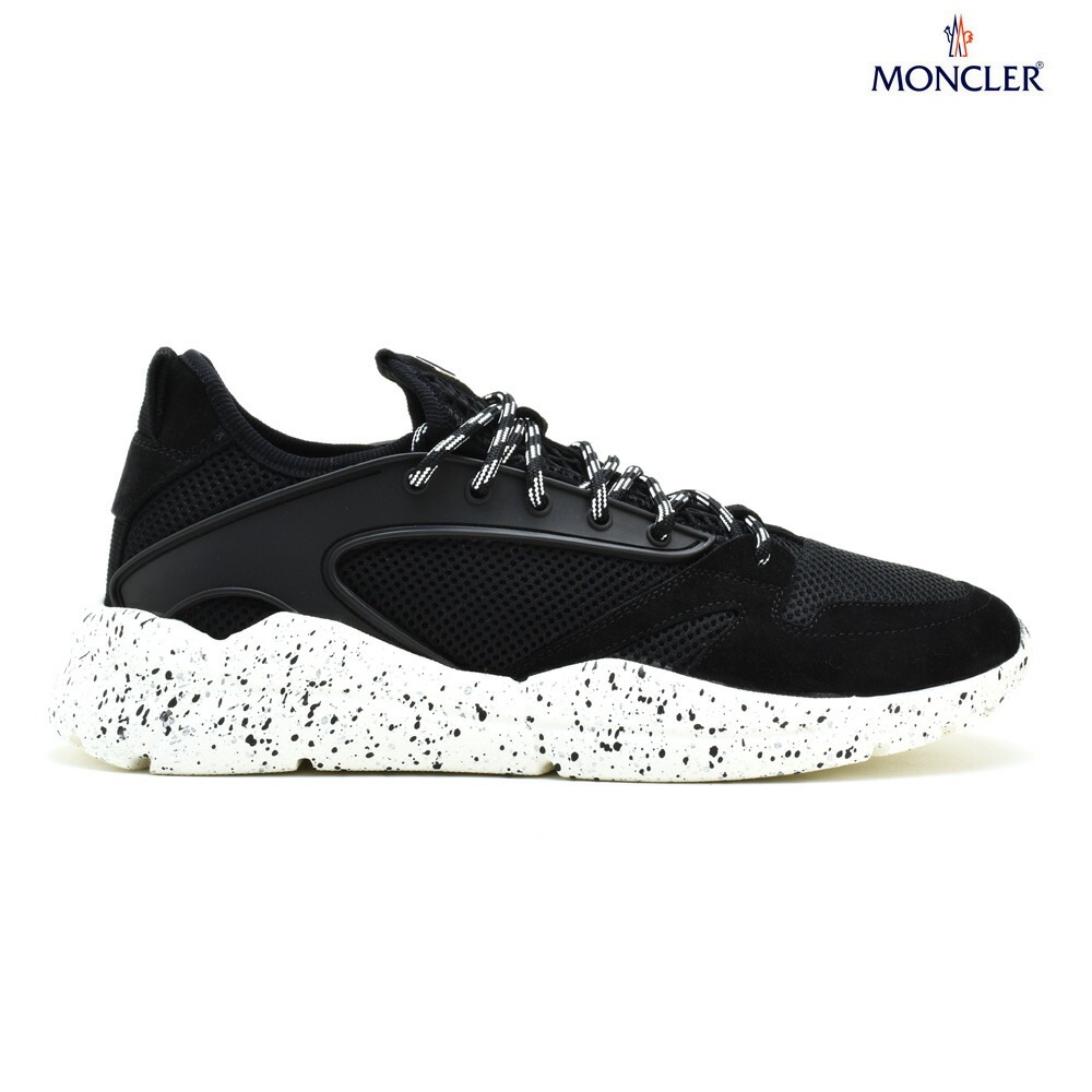 モンクレール MONCLER 00416.00 01AGC/999 SHOES BLACK スニーカー ローカット 靴 シューズ ブラック 黒 メンズ[1035900-999]