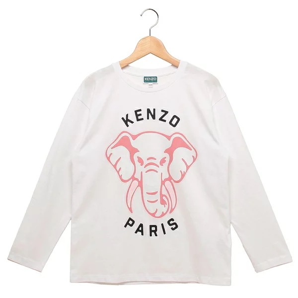 子供服 Tシャツ カットソー ELEPHANT ホワイト ピンク ガールズ K60706 10P