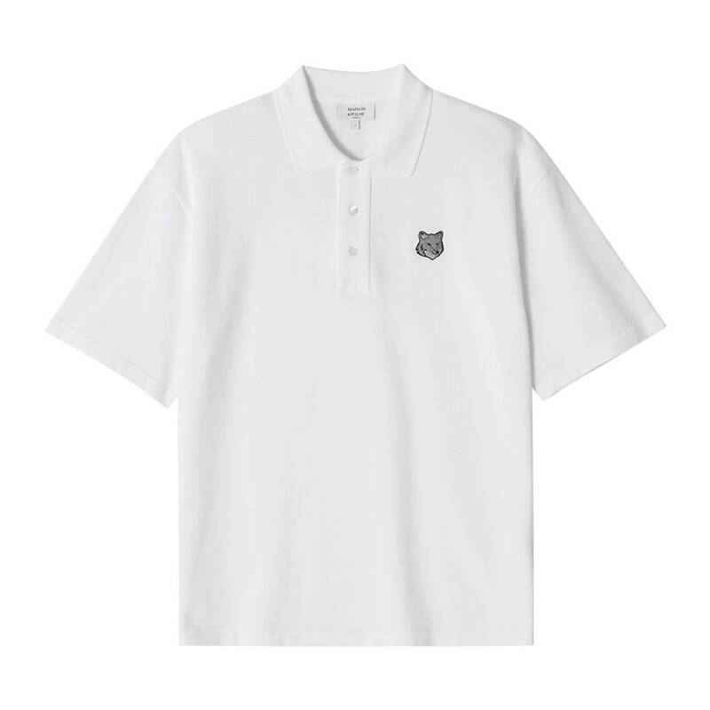 メゾン・キツネ OM00213KJ7010 P100 メンズ半袖Tシャツ 襟付きTシャツ