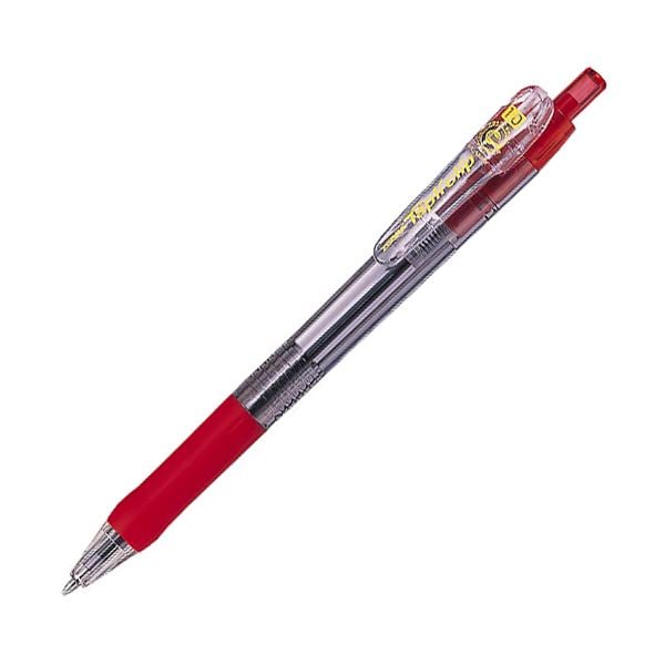 (まとめ) ゼブラ 油性ボールペン タプリクリップ 1.0mm 赤 BNB5-R 1本 (×100セット)