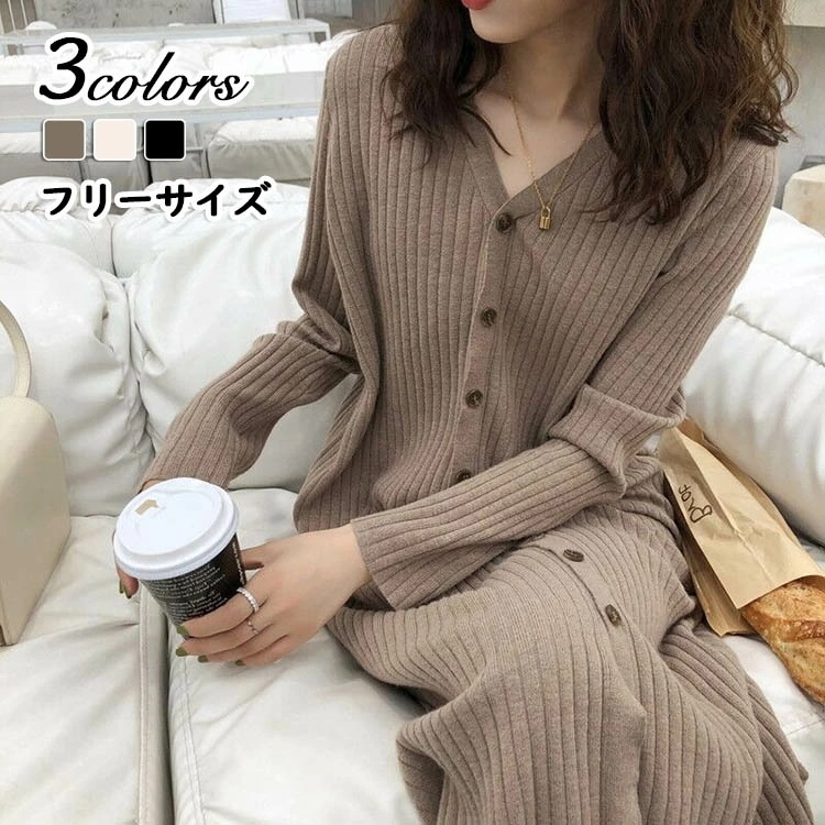 【2025新作】ワンピース レディース 冬 冬服 ニットワンピース ニット セーター ニットウェア 長袖 ニットワンピース おしゃれ 可愛い きれいめ 前開き 20代 30代 40代 50代 60代