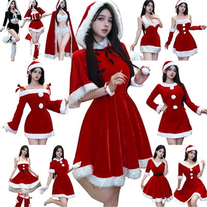 【快速出荷】【大好評!】2024クリスマス コスプレ サンタコスプレ ワンピース クリスマスコスチューム 仮装サンタコスプレ 7,111円