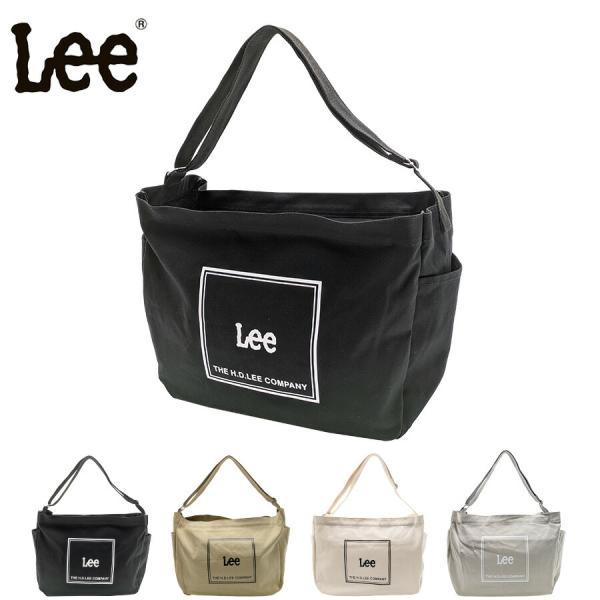 【Lee】 320-1353 ショルダーバッグ かばん バッグ 肩掛け 斜め掛け おしゃれ シンプル 使いやすい 普段使い 便利 ユニセックス プレゼント ブラック