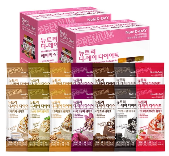 Nutriday Diet Happy Mix Package Set, 350g, 2 sets 7,300円