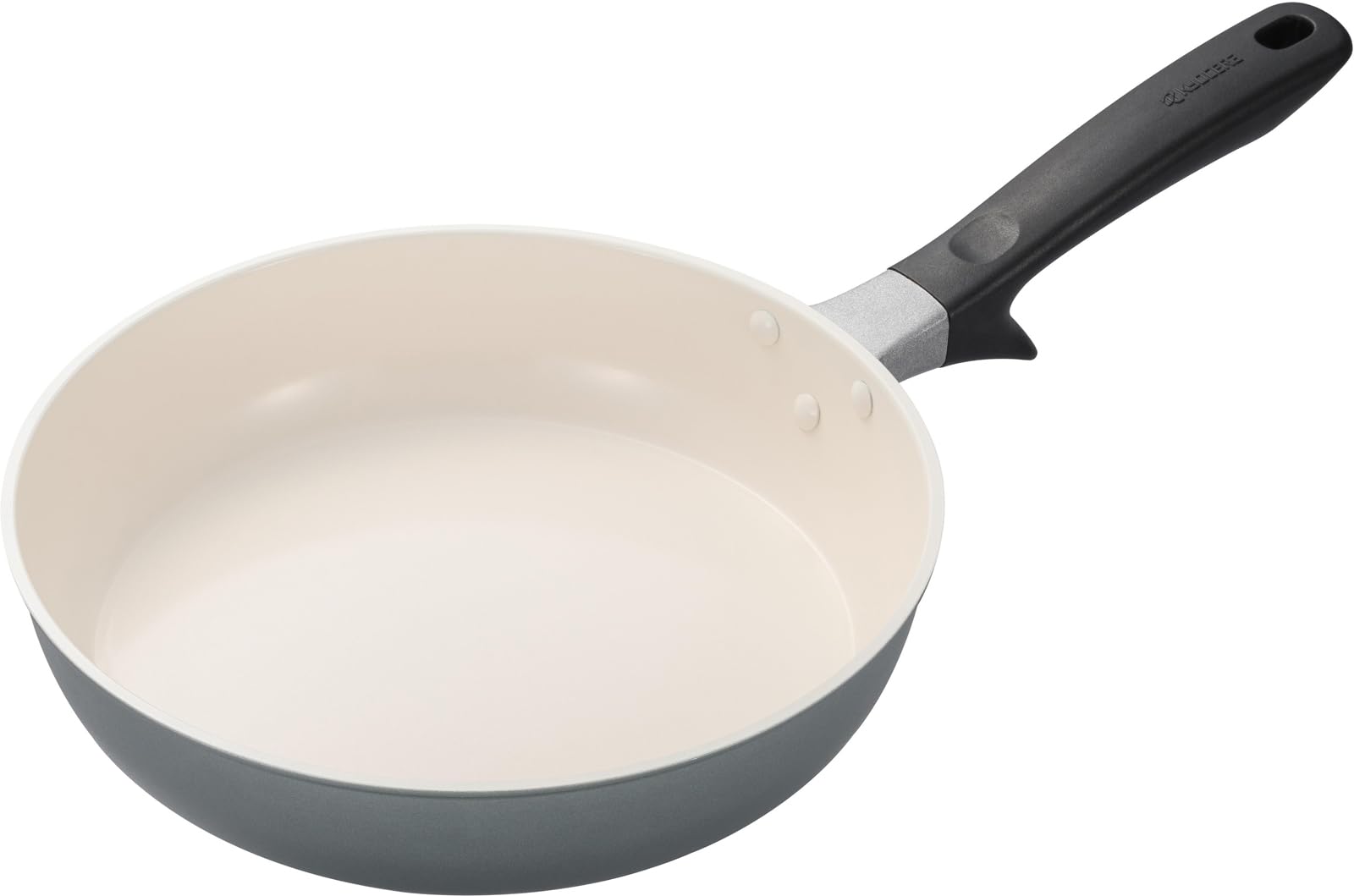 京セラ セラブリッド PFAS 鉛 カドミウム フッ素 不使用 セラミック 加工 フライパン 26cm ガス火専用 焦げ付きにくい 油使用 中火以下 カームグリーン CF-G26D-WGR 4,350円