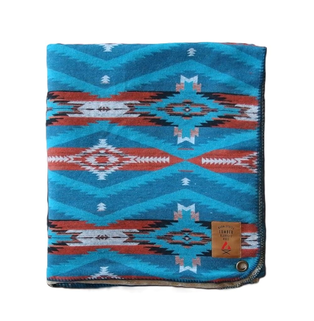 キーストーン LUMBERブランケット アパッチ ブルー L SE019132