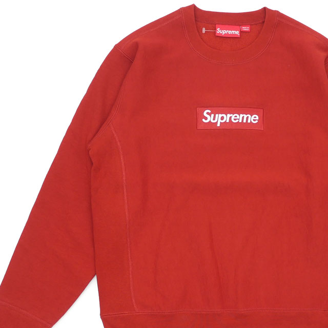 【数量限定特別価格】 シュプリーム SUPREME Box Logo Crewneck ボックスロゴ BOXロゴ スウェット RUST ブラウン 209-000541-139