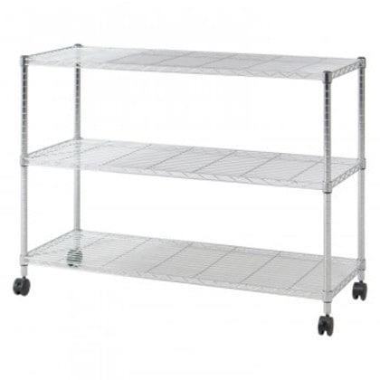 不二貿易 C/D:91784 メタルTVラック3段 MTV-3CR 91784