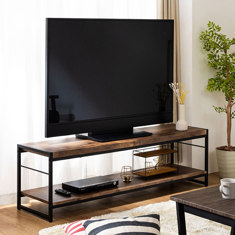 ローボード 幅150 テレビ台 テレビラック 薄型 おしゃれ 脚付き テレビボード 北欧風 コンパクト 木目調 シンプル 省スペース ローテーブル オープンラック