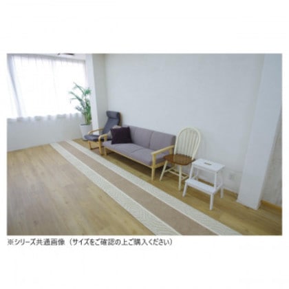 アラン 廊下敷きマット(抗菌防臭 吸水速乾) 日本製 65×540cm ベージュ