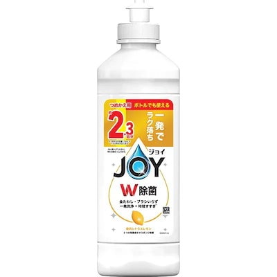 他サイト： P＆G　除菌ジョイコンパクト 贅沢シトラスレモンの香り キャップ付きつめかえ 300mlの商品画像