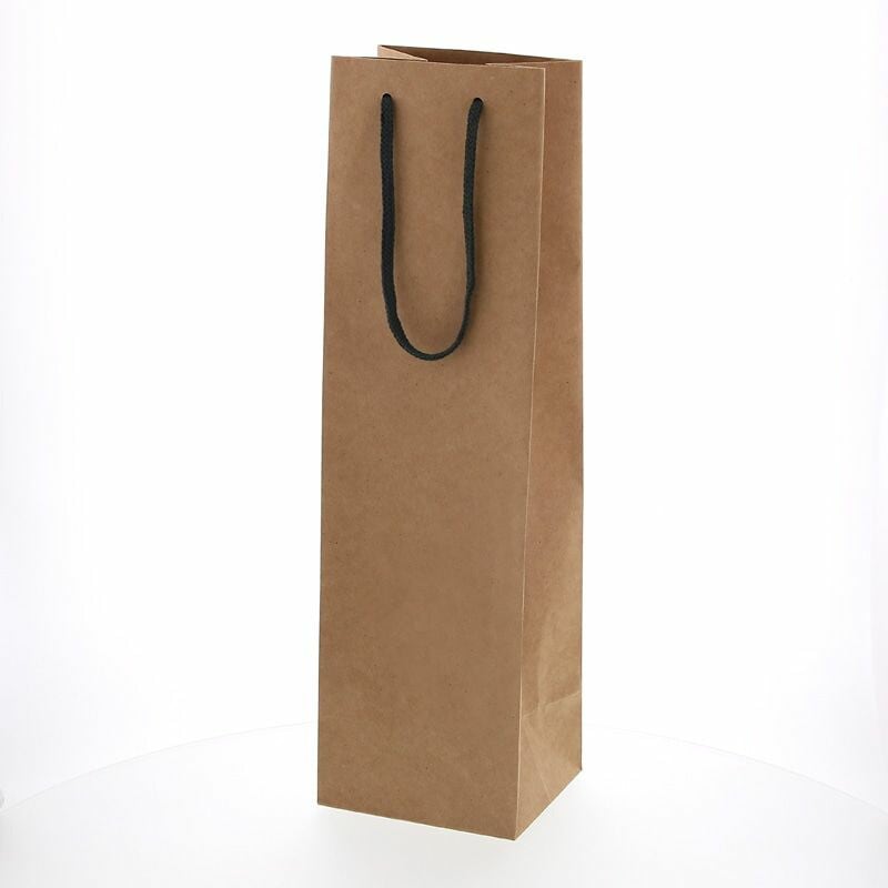 （まとめ買い）シモジマ HEIKO 手提げ紙袋 カラーチャームバッグ 一升瓶用 クラフト 10枚 幅140xマチ120x高480mm 005340501 [x3セット] 8,376円