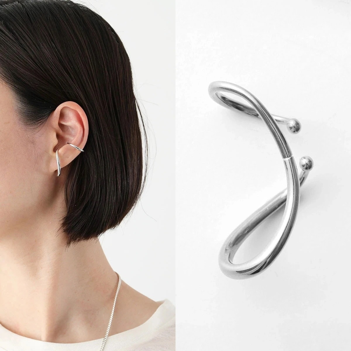 Charlotte Chesnais シャルロットシェネ イヤーカフ Petit Mirage 21BO111AR レディース イヤカフ 片耳販売 アクセサリー ARGENT 27,604円